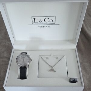 Women's Silver and Black Watch